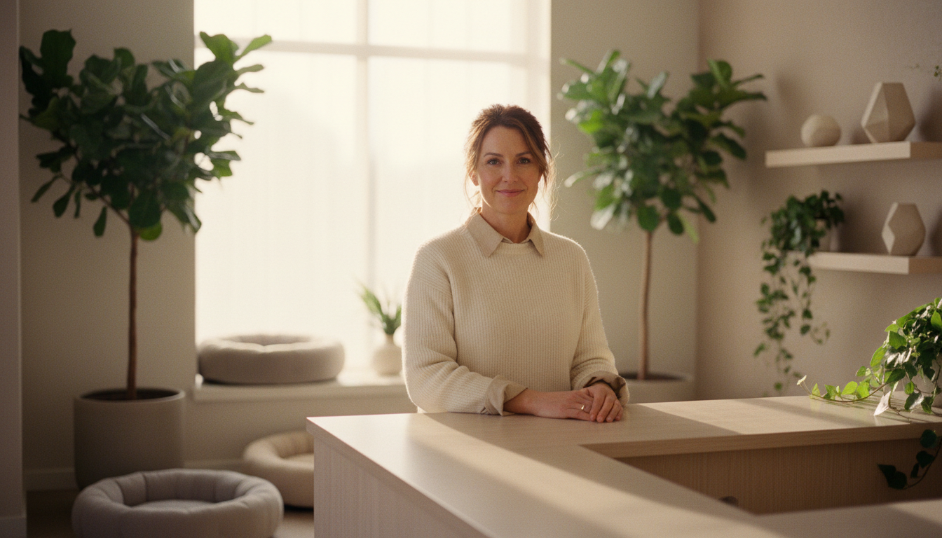 A calm morning at a boarding reception